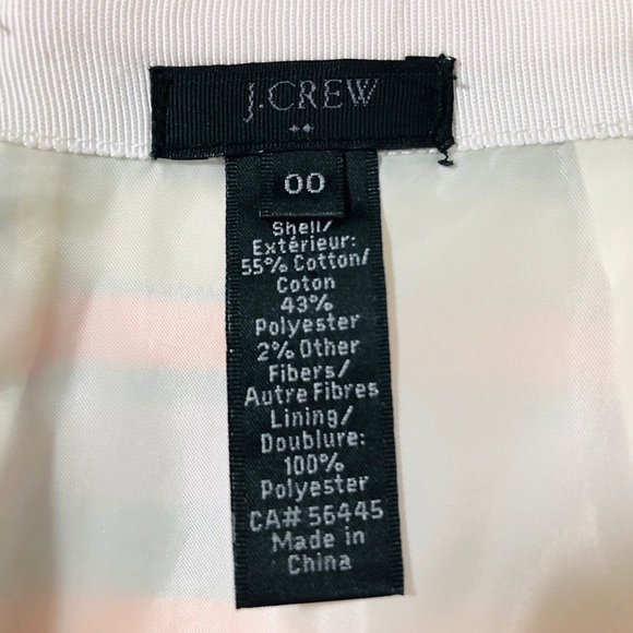 J. Crew Metallic Stripe Mini Skirt - Picture 4 of 6